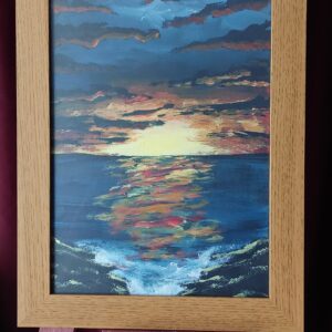 Nemirno More u Zalasku / Wild Sea at Sunset