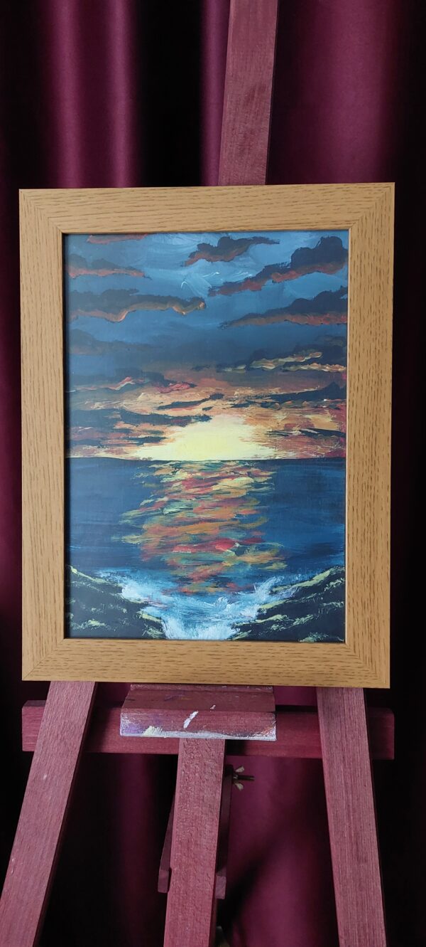Nemirno More u Zalasku / Wild Sea at Sunset